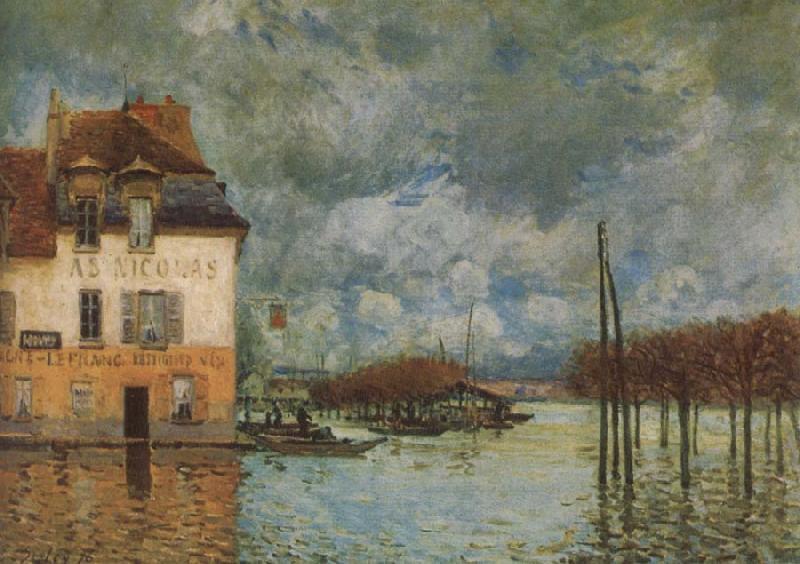 Alfred Sisley Flood at Port-Marly